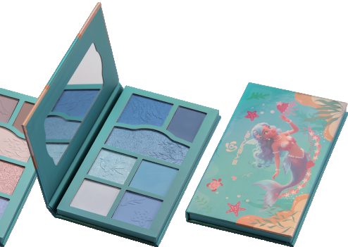 Multi pan eyeshadow palette open